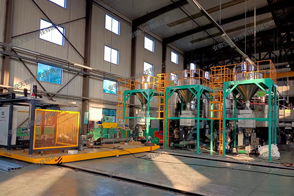 移動碼垛工作站工程案例現場